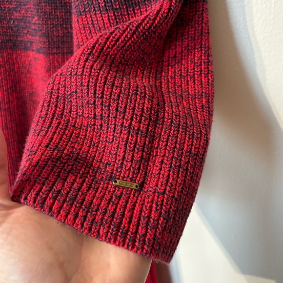 🎉4/30$🎉 Tommy Hilfiger Colorblock Knit Sweater – Medium 🔵 - Picture 2 of 5